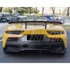 OEM Style Dry Carbon Fiber Rear Diffuser For Maserati MC20