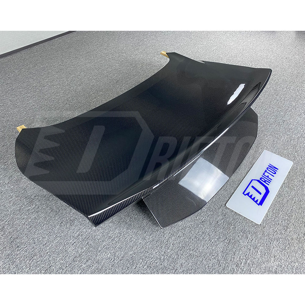High Kick SA 1 Piece Style Carbon Fiber Rear Trunk Boot Lid For Ford Mustang Gen7 S650 2024-On