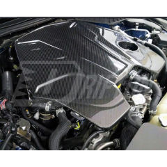 Dry Carbon Fiber Engine Cover For Infiniti Q50 3.0T 2013-2024