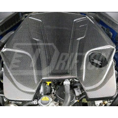 Dry Carbon Fiber Engine Cover For Infiniti Q50 3.0T 2013-2024