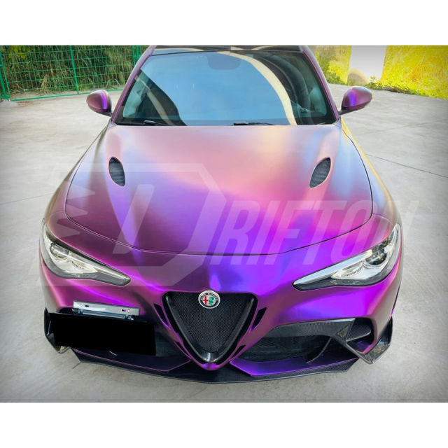 GTAM Style Half Carbon Fiber Front Bumper For Alfa Romeo Giulia 2016-2023
