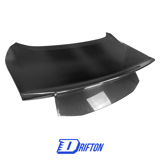 High Kick SA 1 Piece Style Carbon Fiber Rear Trunk Boot Lid For Ford Mustang Gen7 S650 2024-On