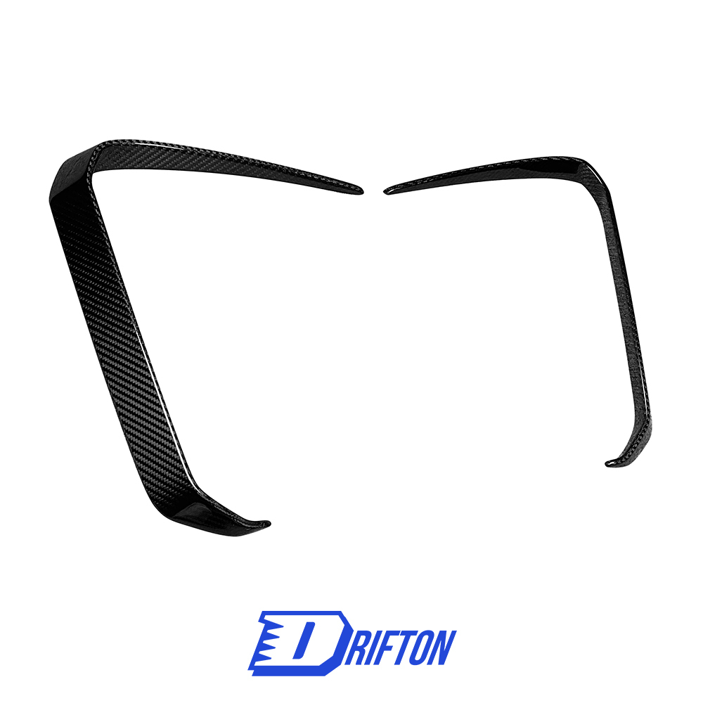 Paktechz Style Dry Carbon Fiber Front Canards For BMW X6 G06 LCI M60I 2024