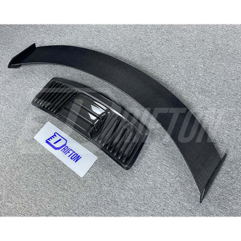 TopCar Style Carbon Fiber Rear Spoiler With Trunk Lid For Porsche 911 Carrera 991 991.1 991.2 Turbo S 2012-2018