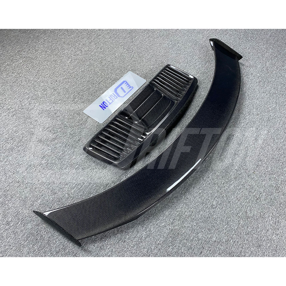 TopCar Style Carbon Fiber Rear Spoiler With Trunk Lid For Porsche 911 Carrera 991 991.1 991.2 Turbo S 2012-2018