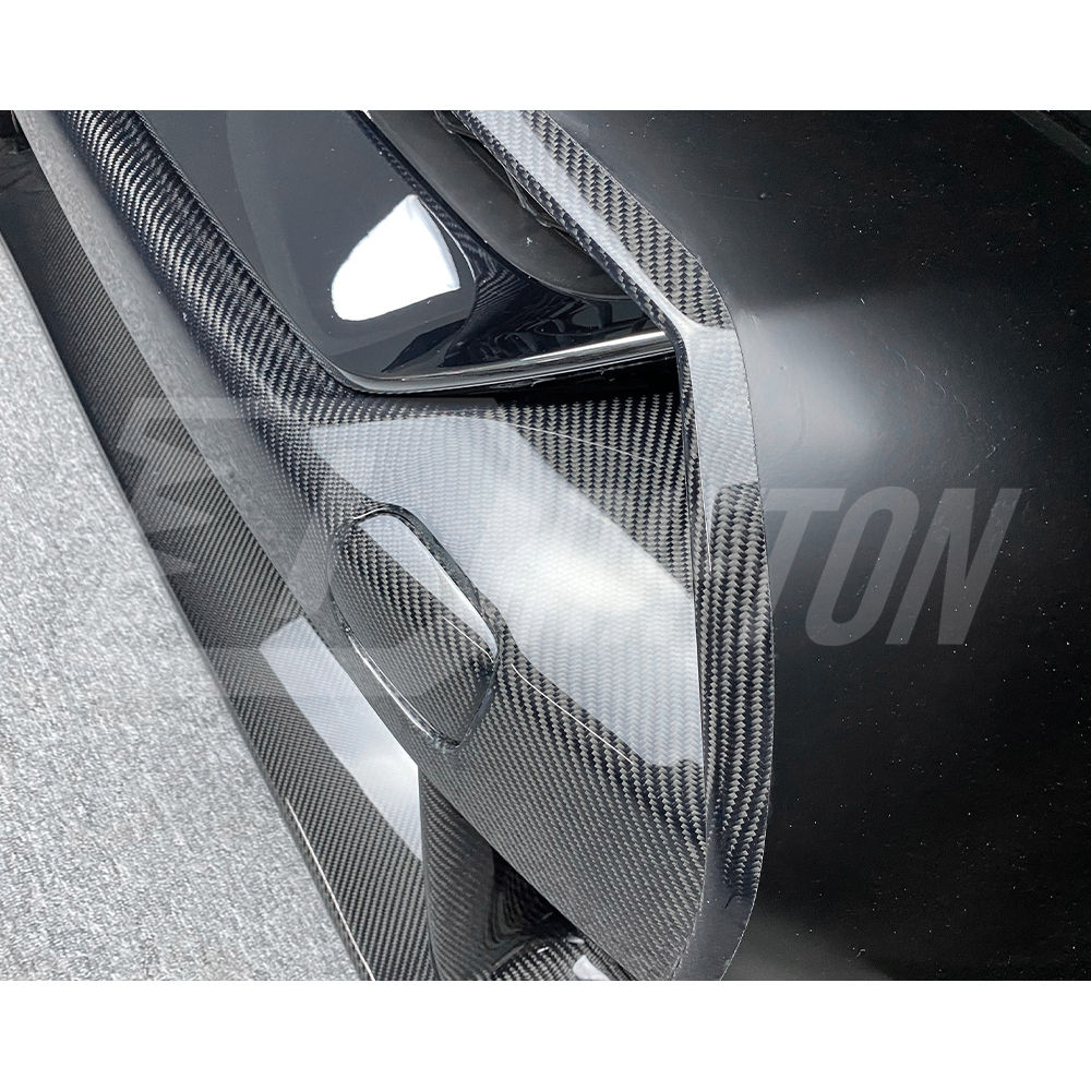 Nismo MY17 Style Partial Carbon Fiber Front Bumper For Nissan R35 GTR 2017-2023