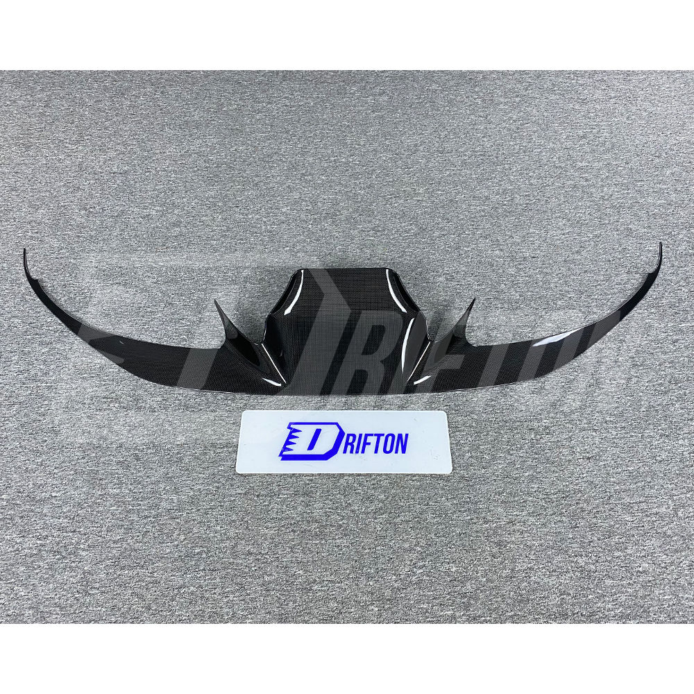 OEM Style Dry Carbon Fiber Front Bumper Center Trim For Ferrari F8 Tributo Spider 2019-2022 (1)