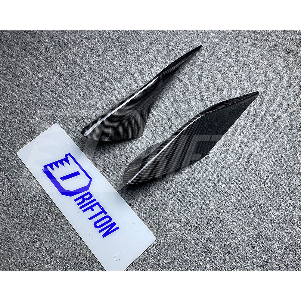 OEM Style Dry Carbon Fiber Rear Air Inlet Vent Trims For Ferrari F8 Tributo Spider 2019-2022