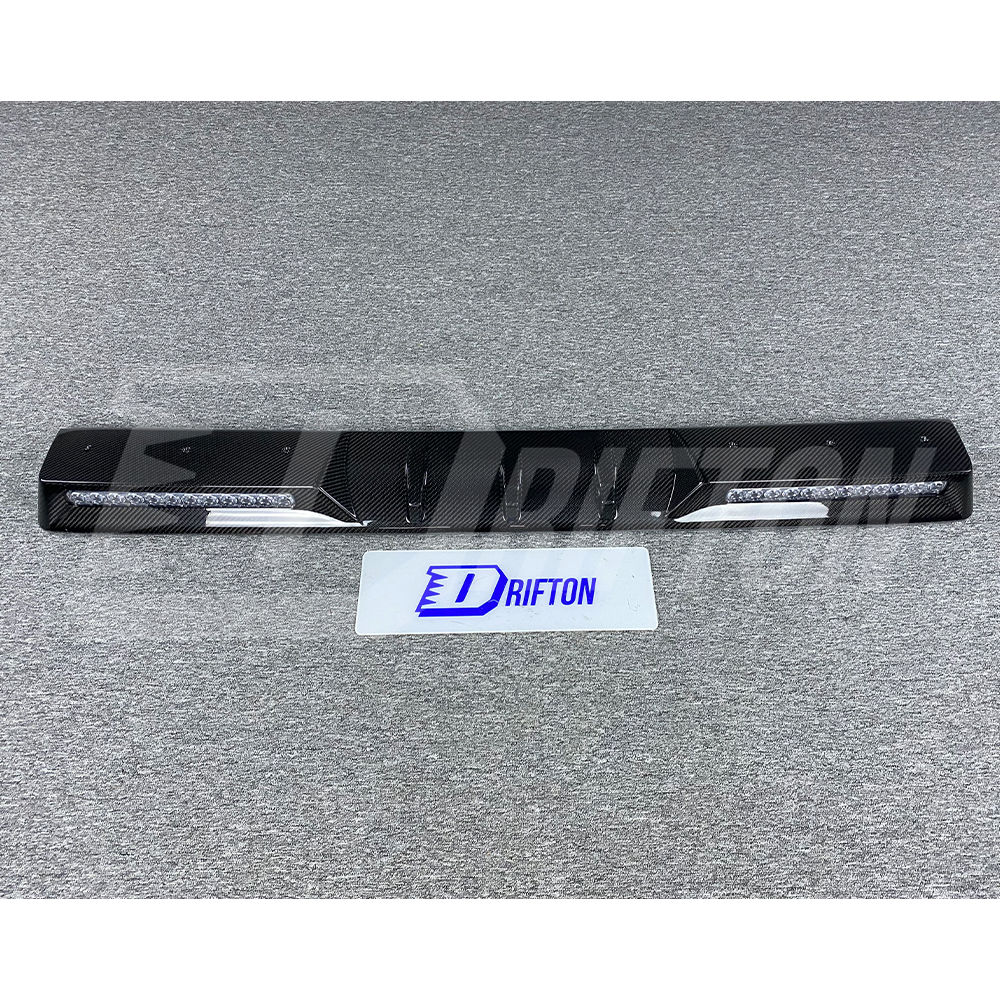 Paktechz Style Dry Carbon Fiber LED Lighting Front Roof Spoiler For Mercedes Benz G Class W464 G350 G500 AMG G63 2018-2024