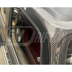Dry Carbon Fiber A Pillar Roof Strip Trim For Mercedes Benz G Class W464 AMG G63 G500 2018-2024