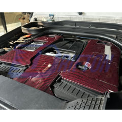 Dry Carbon Fiber Engine Cover For Mercedes Benz G Class W464 G63 AMG 2018-2024