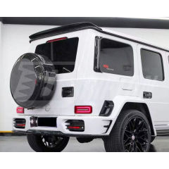 Mansory Style Dry Carbon Fiber Rear Roof Spoiler For Mercedes Benz G Class W464 G500 AMG G63 2018-2024
