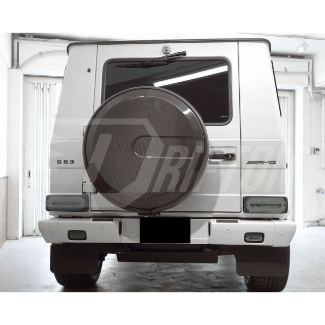OEM Style Dry Carbon Fiber Wheel Spare Tire Cover For Mercedes Benz G Class W464 G500 AMG G63 2018-2024