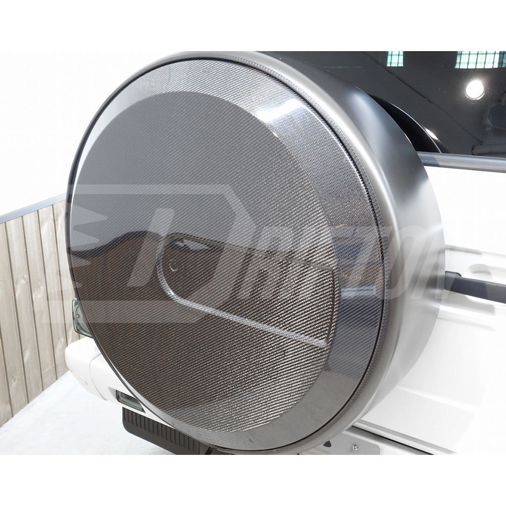OEM Style Dry Carbon Fiber Wheel Spare Tire Cover For Mercedes Benz G Class W464 G500 AMG G63 2018-2024