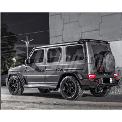 TopCar Style Dry Carbon Fiber Rear Roof Spoiler For Mercedes Benz G Class W464 AMG G63 2018-2024