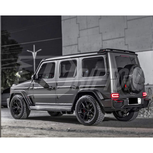 TopCar Style Dry Carbon Fiber Rear Roof Spoiler For Mercedes Benz G Class W464 AMG G63 2018-2024