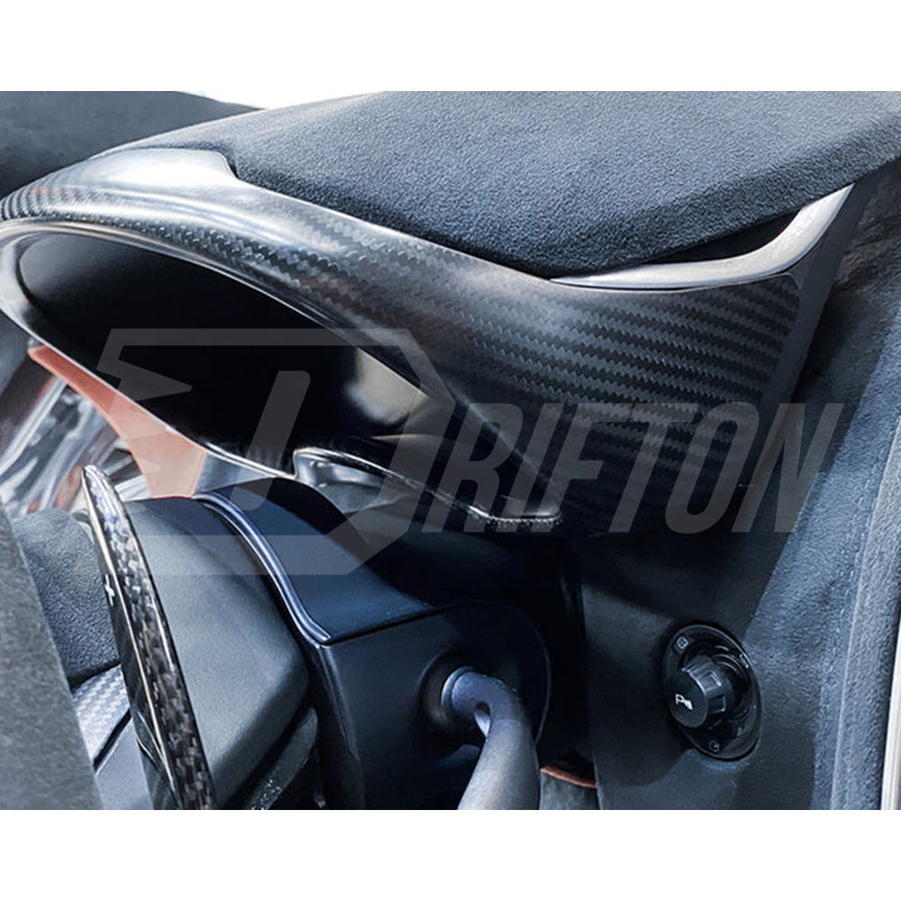 Dry Carbon Fiber Interiors Kits Dashboard Instrument Panel Cover For McLaren 540C 570S 570GT 600LT 2015-2020