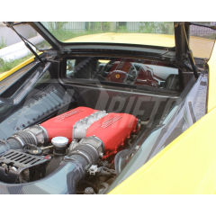 Dry Carbon Fiber Engine Bay Firewall Panel For Ferrari 458 Italia 2009-2015