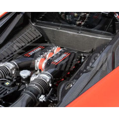 Dry Carbon Fiber Engine Bay Firewall Panel For Ferrari 458 Italia 2009-2015