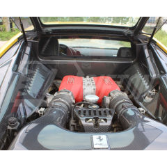 Dry Carbon Fiber Engine Bay Firewall Panel For Ferrari 458 Italia 2009-2015
