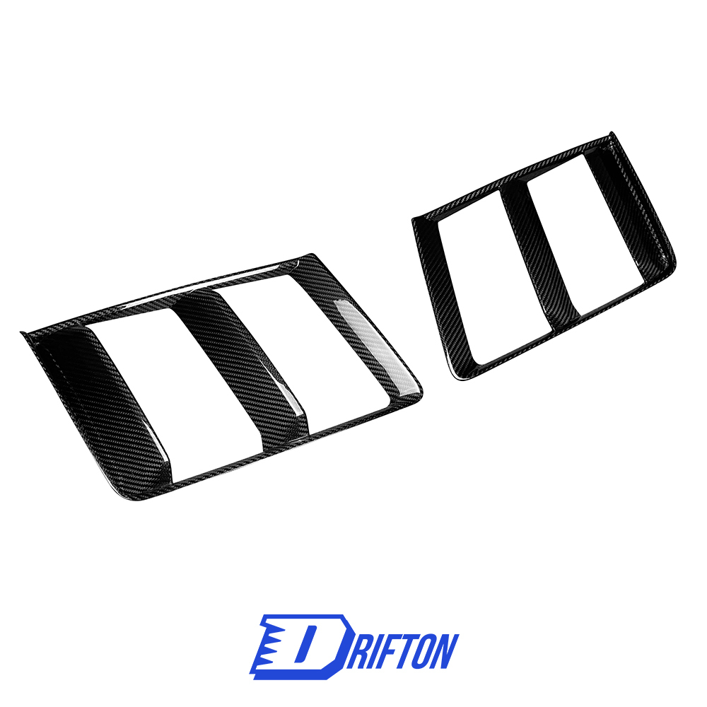 Dry Carbon Fiber Front Bumper Side Vents For Audi R8 V10 2016-2019