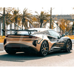 GT Style Dry Carbon Fiber Rear Spoiler Wing For Lotus Emira