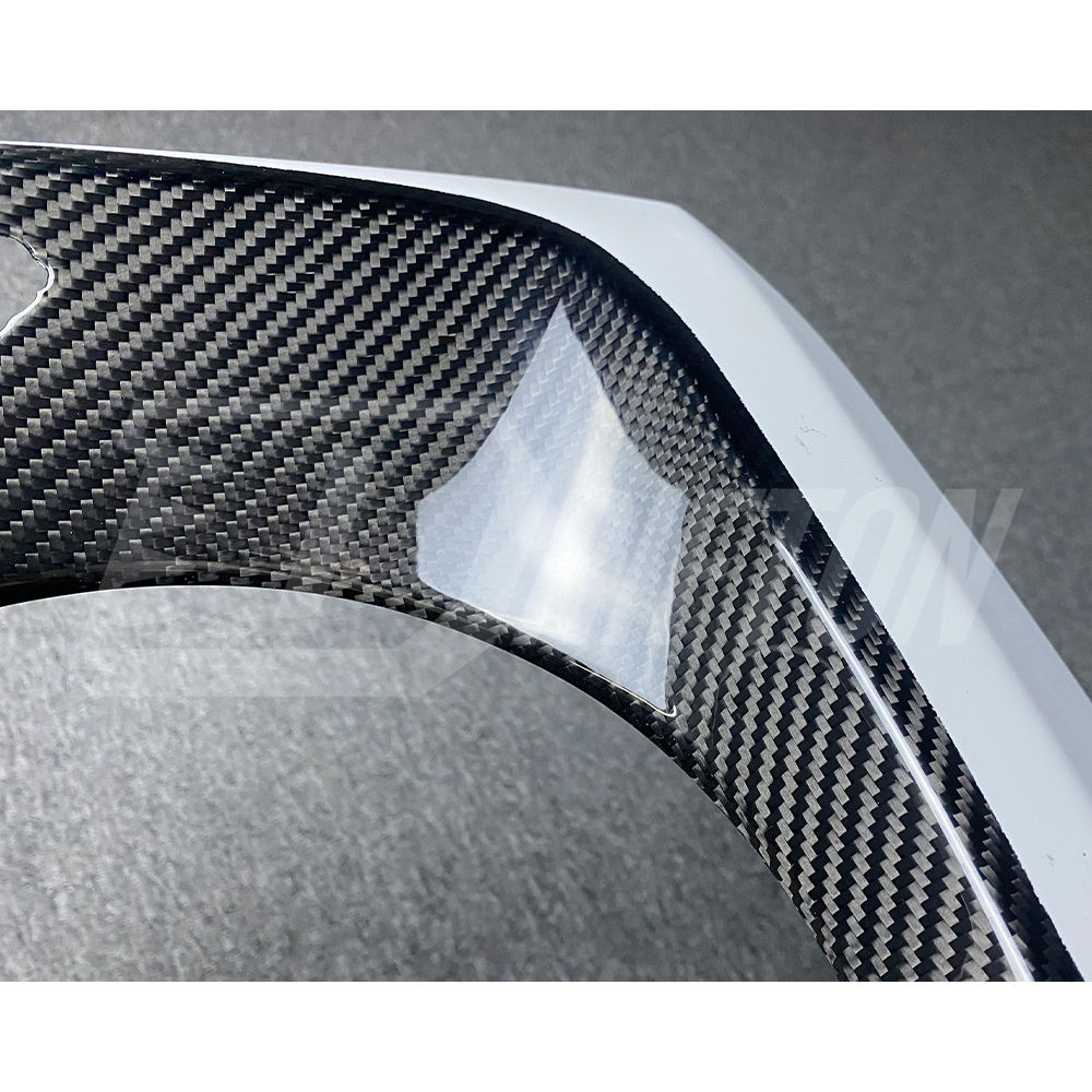 TopCar Style Dry Carbon Fiber Headlight Cover Trim For Mercedes Benz G-Class W465 G63 AMG 2024-ON