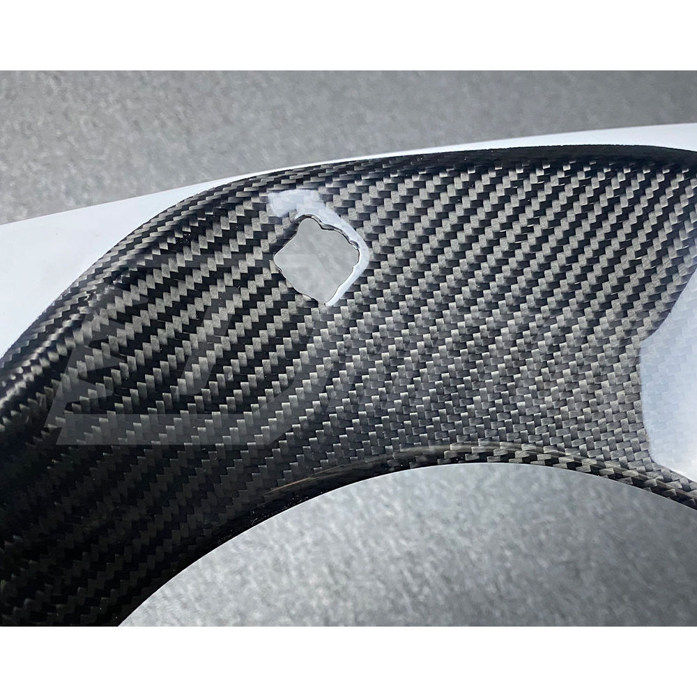 TopCar Style Dry Carbon Fiber Headlight Cover Trim For Mercedes Benz G-Class W465 G63 AMG 2024-ON