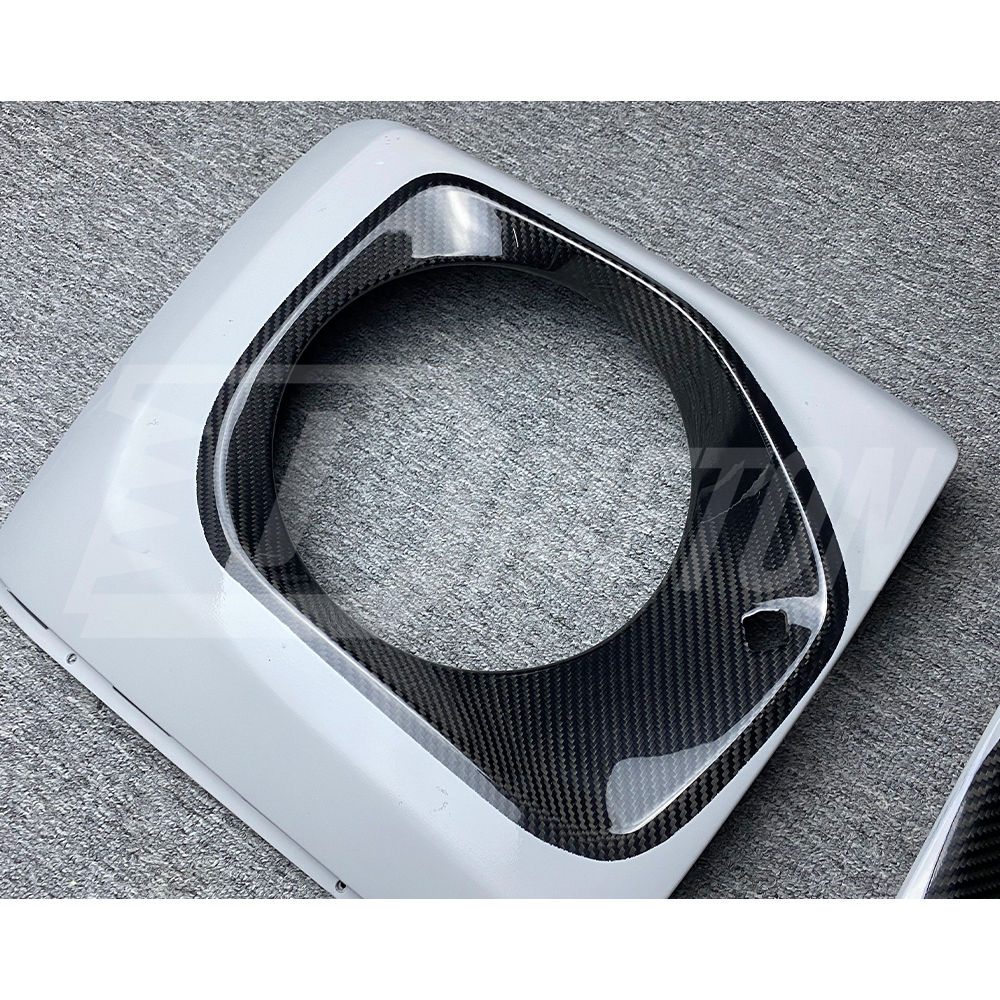 TopCar Style Dry Carbon Fiber Headlight Cover Trim For Mercedes Benz G-Class W465 G63 AMG 2024-ON