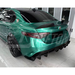 GTAM Style Half Carbon Fiber Rear Bumper For Alfa Romeo Giulia 2016-2023