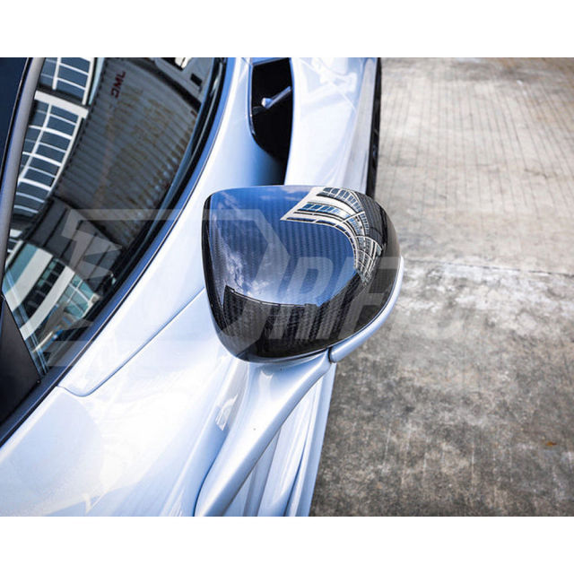 Dry Carbon Fiber Mirror Cover For Mclaren 720S 2017-2023