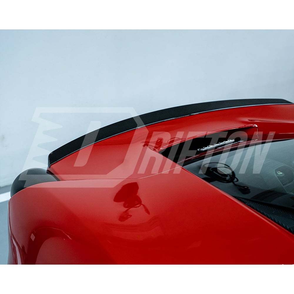 Novitec Sytle Carbon Fiber Rear Trunk Spoiler For Ferrari 488 Spider 2015-2018
