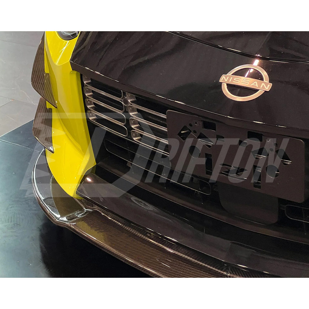 RS Style Dry Carbon Fiber Front Lip For Nissan Z Fairlady 400Z RZ34 2022+