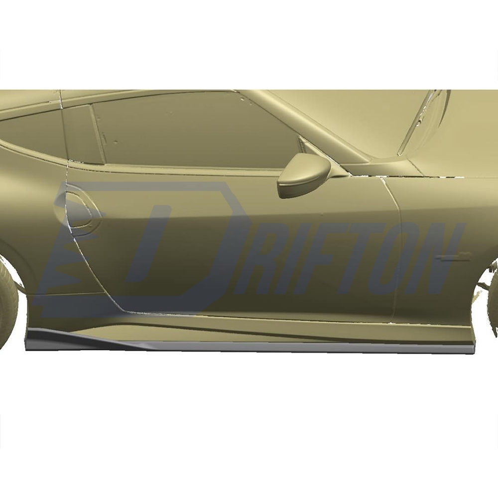 V Style Carbon Fiber Side Skirt For Nissan Z Fairlady 400Z RZ34 2022+