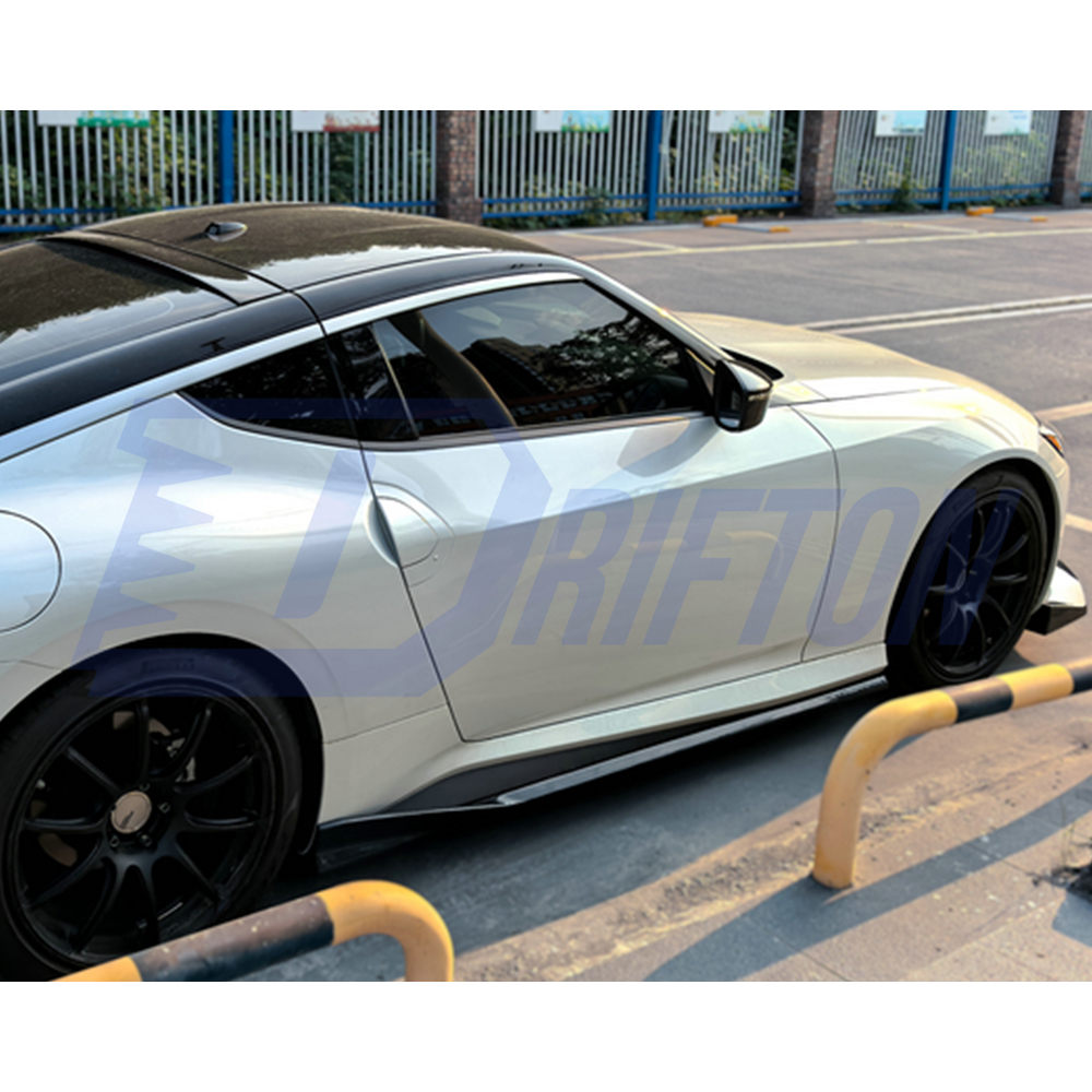 V Style Carbon Fiber Side Skirt For Nissan Z Fairlady 400Z RZ34 2022+