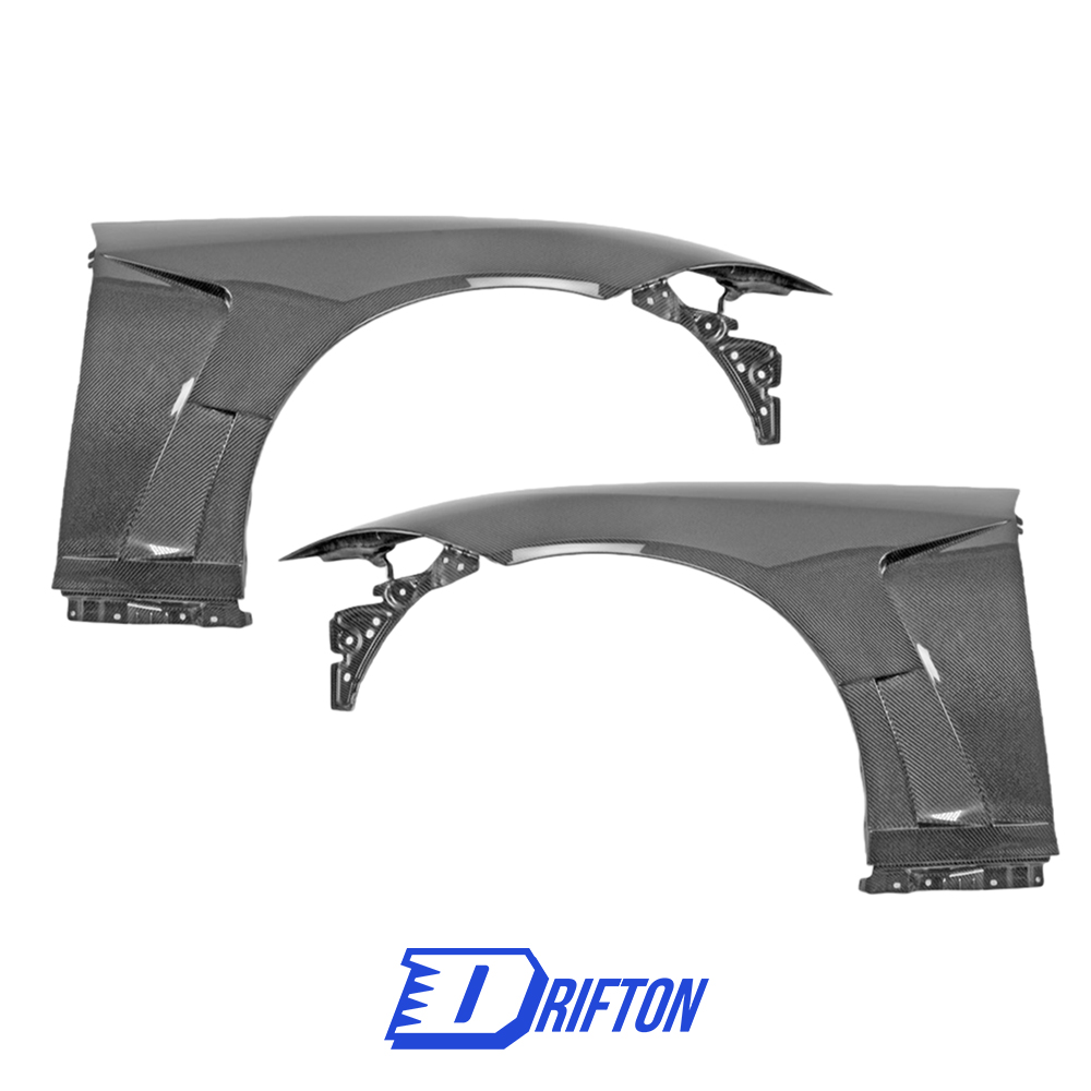 Vented V1 Style Carbon Fiber Front Fender For Nissan Z Fairlady 400Z RZ34 2022+