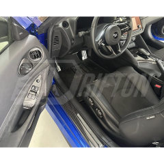 Dry Carbon Fiber Interiors Kits Door Sill Cover For Nissan Z Fairlady 400Z RZ34 2022+