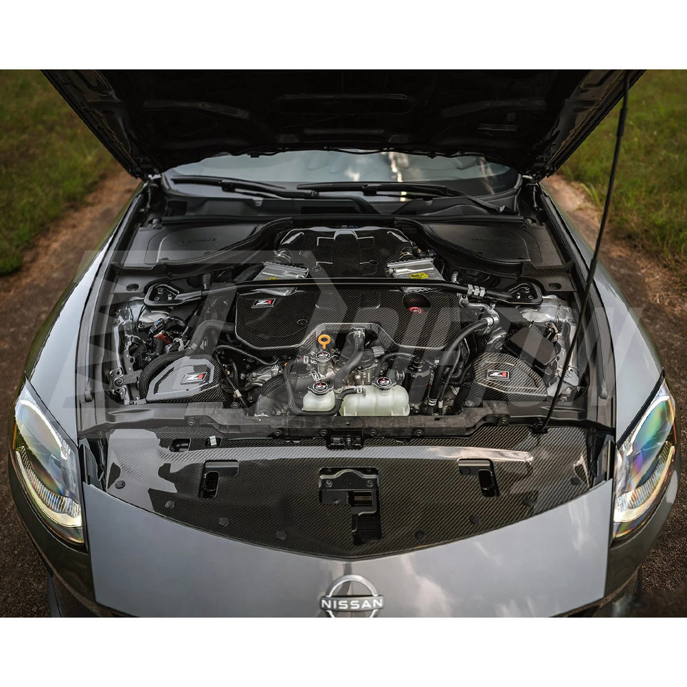 OEM Style Dry Carbon Fiber Engine Bay Cooling Panel Plate For Nissan Z Fairlady 400Z RZ34 2022+