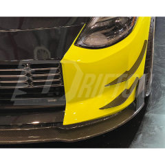 RS Style Dry Carbon Fiber Front Bumper Canards For Nissan Z Fairlady 400Z RZ34 2022+