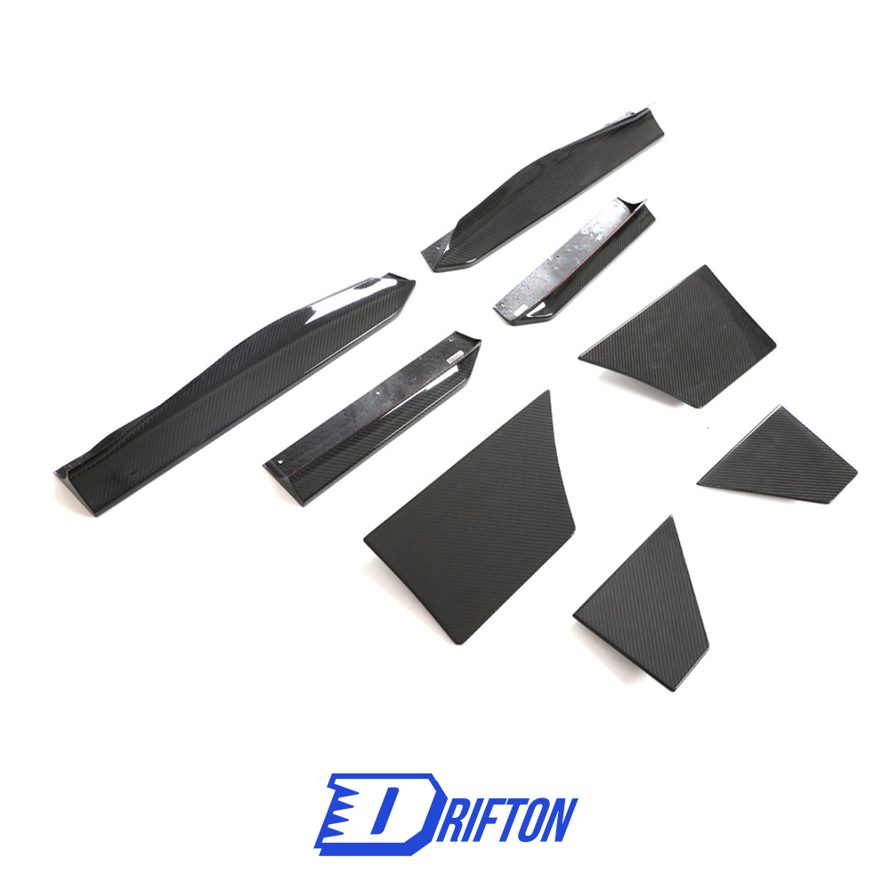 RS Style Dry Carbon Fiber Side Skirts For Nissan Z Fairlady 400Z RZ34 2022+