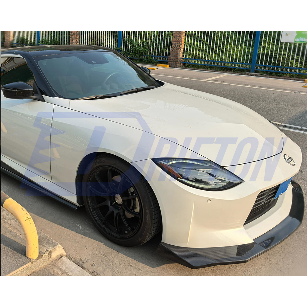 V Style Carbon Fiber Front Lip For Nissan Z Fairlady 400Z RZ34 2022+
