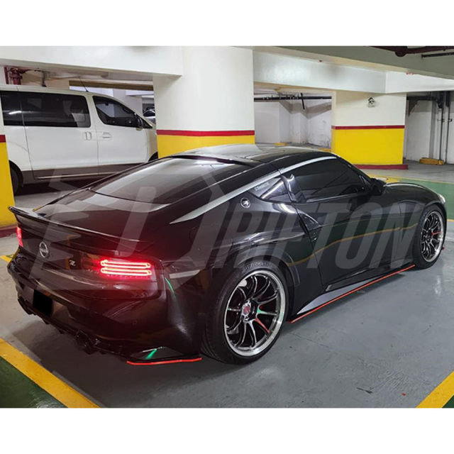 V Style Carbon Fiber Rear Wing Trunk Spoiler For Nissan Z Fairlady 400Z RZ34 2022+