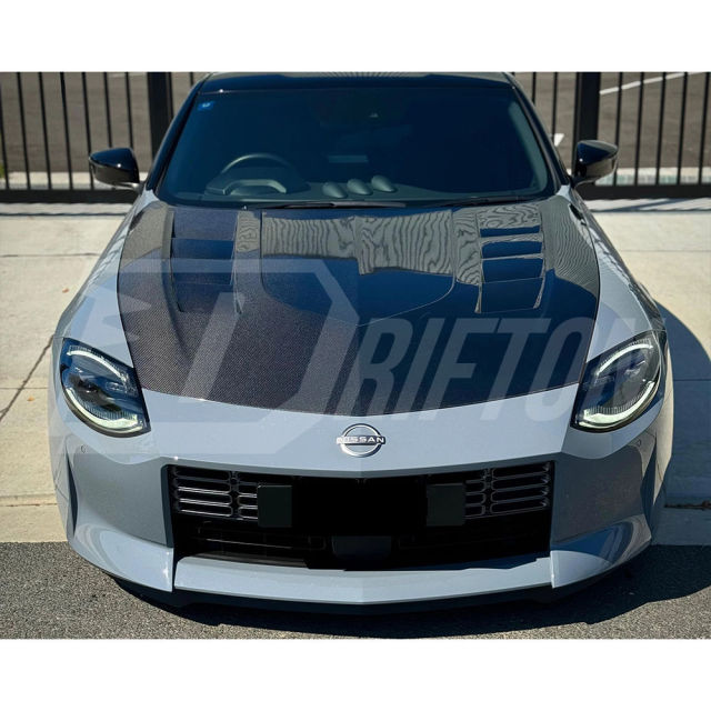 Varis Style Carbon Fiber Bonnet Hood For Nissan Z Fairlady 400Z RZ34 2022+
