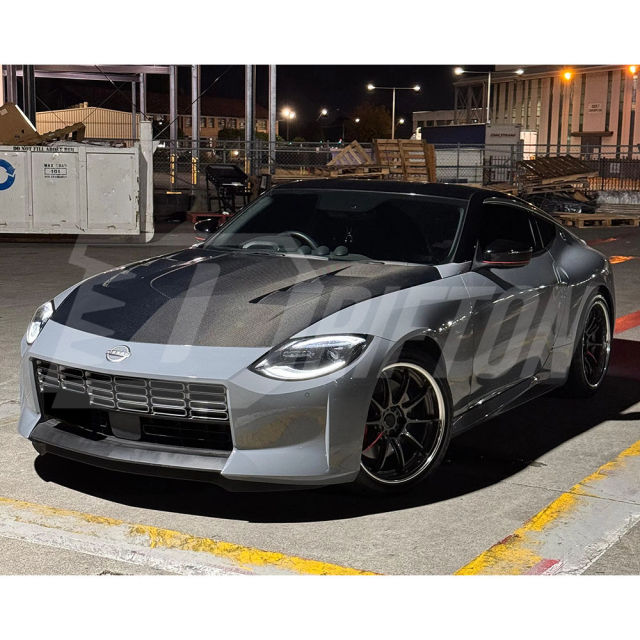 Varis Style Carbon Fiber Bonnet Hood For Nissan Z Fairlady 400Z RZ34 2022+