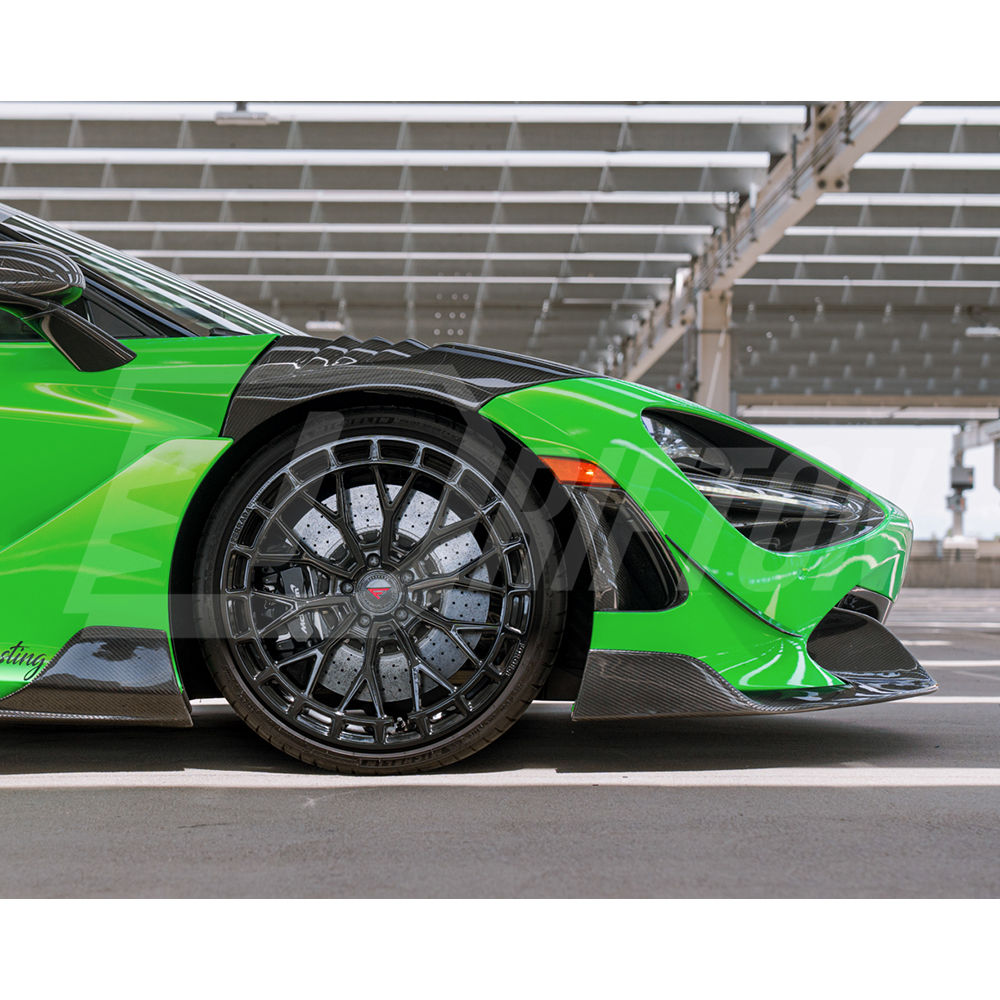 RYFT Style Dry Carbon Fiber Front Canards For Mclaren 720S 2017-2023