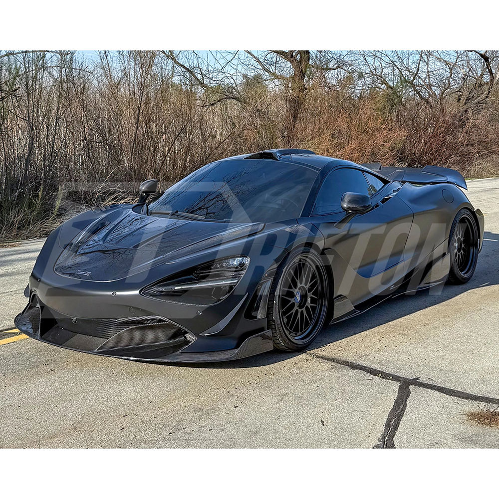 RYFT Style Dry Carbon Fiber With Portion Primer Fender For Mclaren 720S 2017-2023
