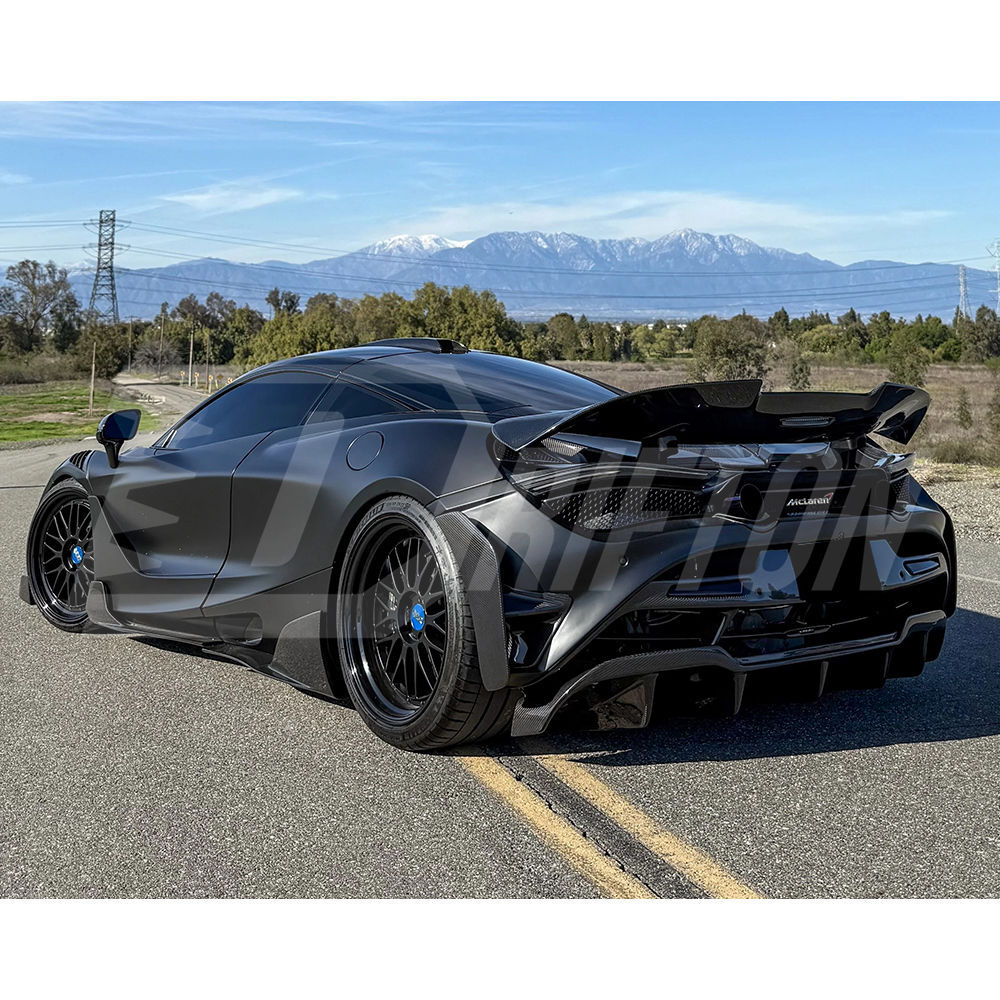 RYFT Style Dry Carbon Fiber Side Skirt For Mclaren 720S 2017-2023
