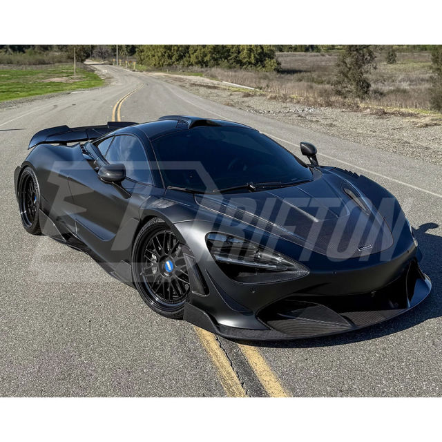 RYFT Style Dry Carbon Fiber Side Skirt For Mclaren 720S 2017-2023