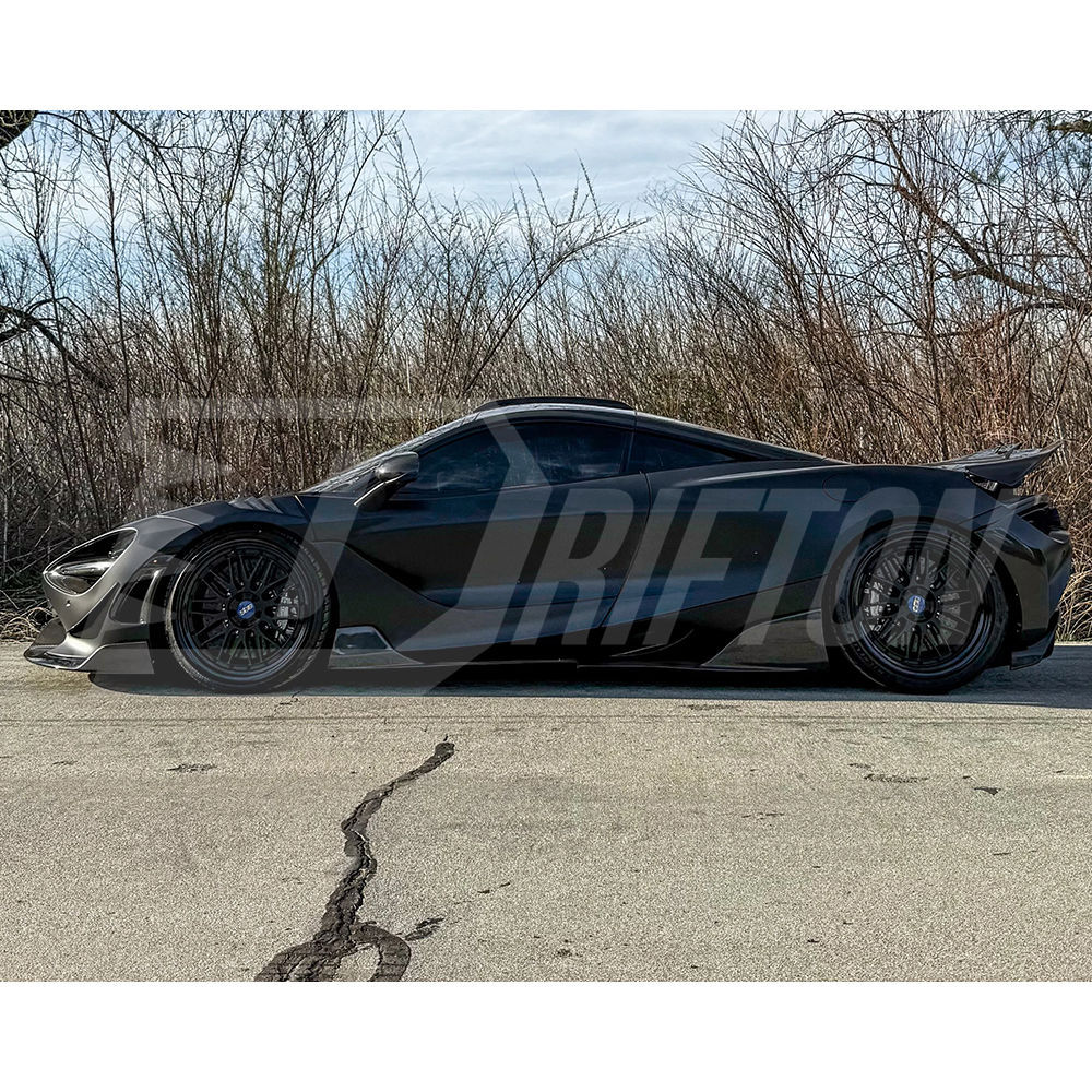RYFT Style Dry Carbon Fiber Side Skirt For Mclaren 720S 2017-2023