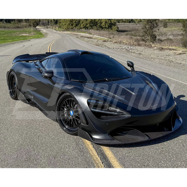 RYFT Style Dry Carbon Fiber With Portion Primer Fender For Mclaren 720S 2017-2023